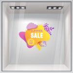 Αυτοκoλλητο Εκπτωσεων SUMMER SALE SAND