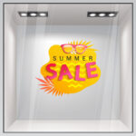 Αυτοκoλλητο Εκπτωσεων SUMMER SALE SUNGLASSES