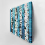 OUTLET Πινακας σε καμβά BIRCH FOREST 140cm x 100cm