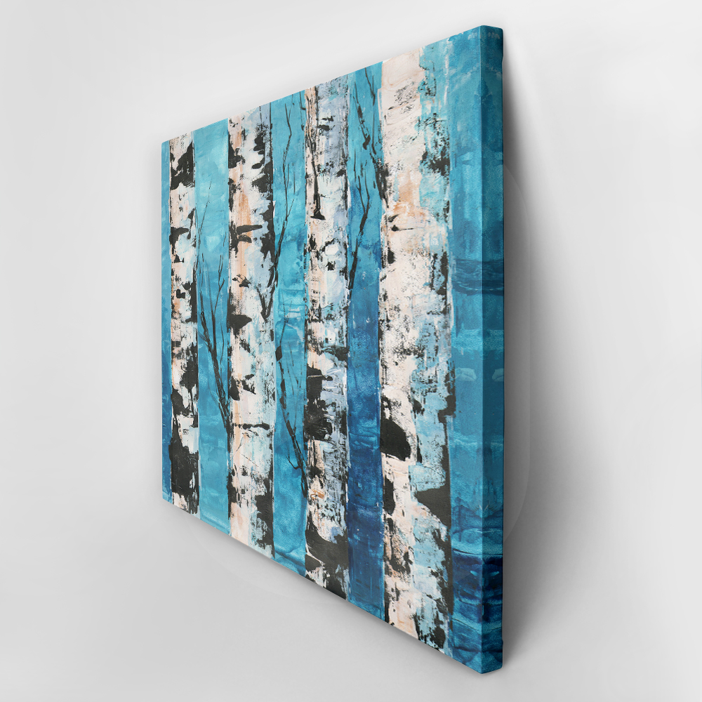 OUTLET Πινακας σε καμβά BIRCH FOREST 140cm x 100cm