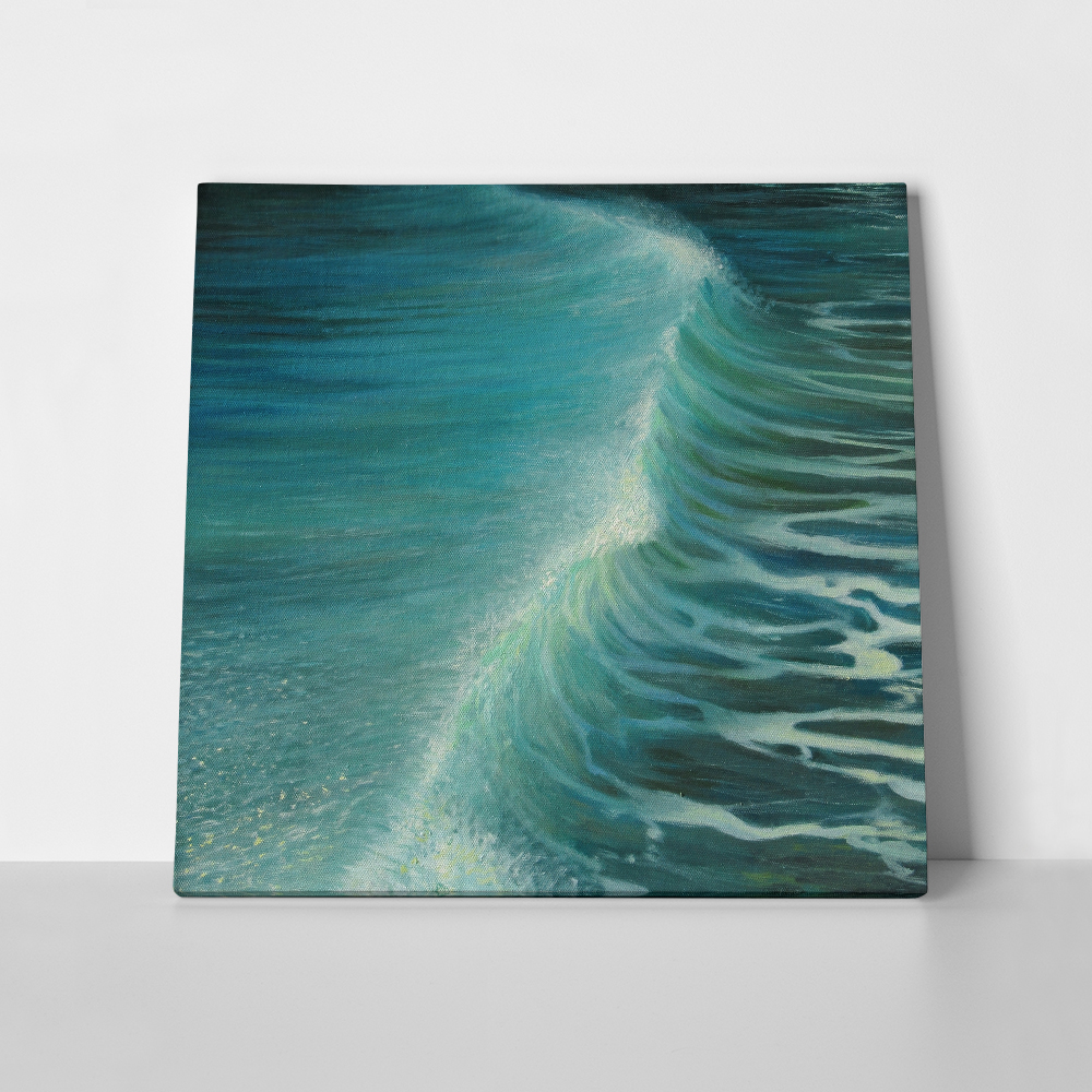 OUTLET Πινακας σε καμβά CRYSTAL WAVE 120cm x 120cm