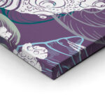 OUTLET Πινακας σε καμβά UNDERSEA PATTERN2 65cm x 65cm