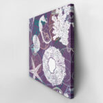 OUTLET Πινακας σε καμβά UNDERSEA PATTERN2 65cm x 65cm