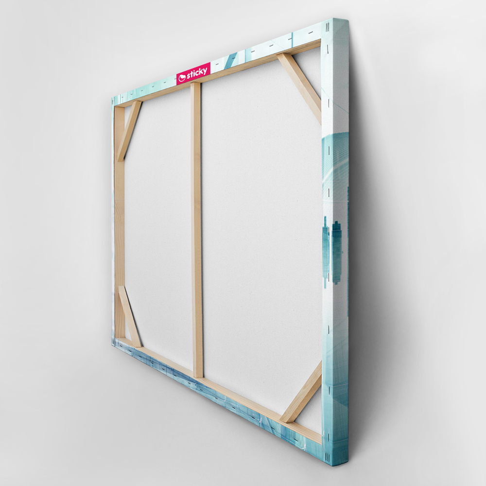 OUTLET Πινακας σε καμβά CITY REFLECTION 100cm x 65cm
