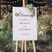 Πινακας σε καμβά WELCOME TO OUR WEDDING 2 - Πινακες σε καμβα