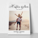 Πινακας σε καμβά WELCOME TO OUR WEDDING 7