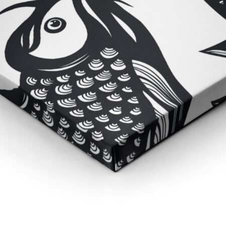 Πινακας σε καμβά KOI CARP FISH SPOTS - Ψαρια - Ζωα της θαλασσας Sticky 2