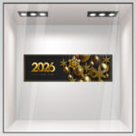 Χριστουγεννιάτικο αυτοκόλλητο HAPPY NEW YEAR 2026