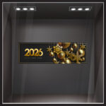 Χριστουγεννιάτικο αυτοκόλλητο HAPPY NEW YEAR 2026