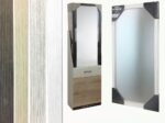Καθρέπτης Ξύλο/Γυαλί 34x114cm Σε 4 Αποχρώσεις
