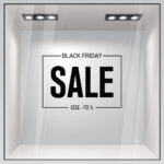 Αυτοκολλητο Εκπτωσεων BLACK FRIDAY BOX