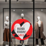 Αυτοκολλητο Εκπτωσεων BLACK FRIDAY HEART