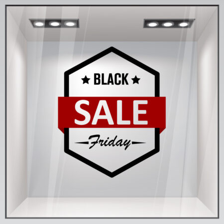 Αυτοκολλητο Εκπτωσεων BLACK FRIDAY SALE
