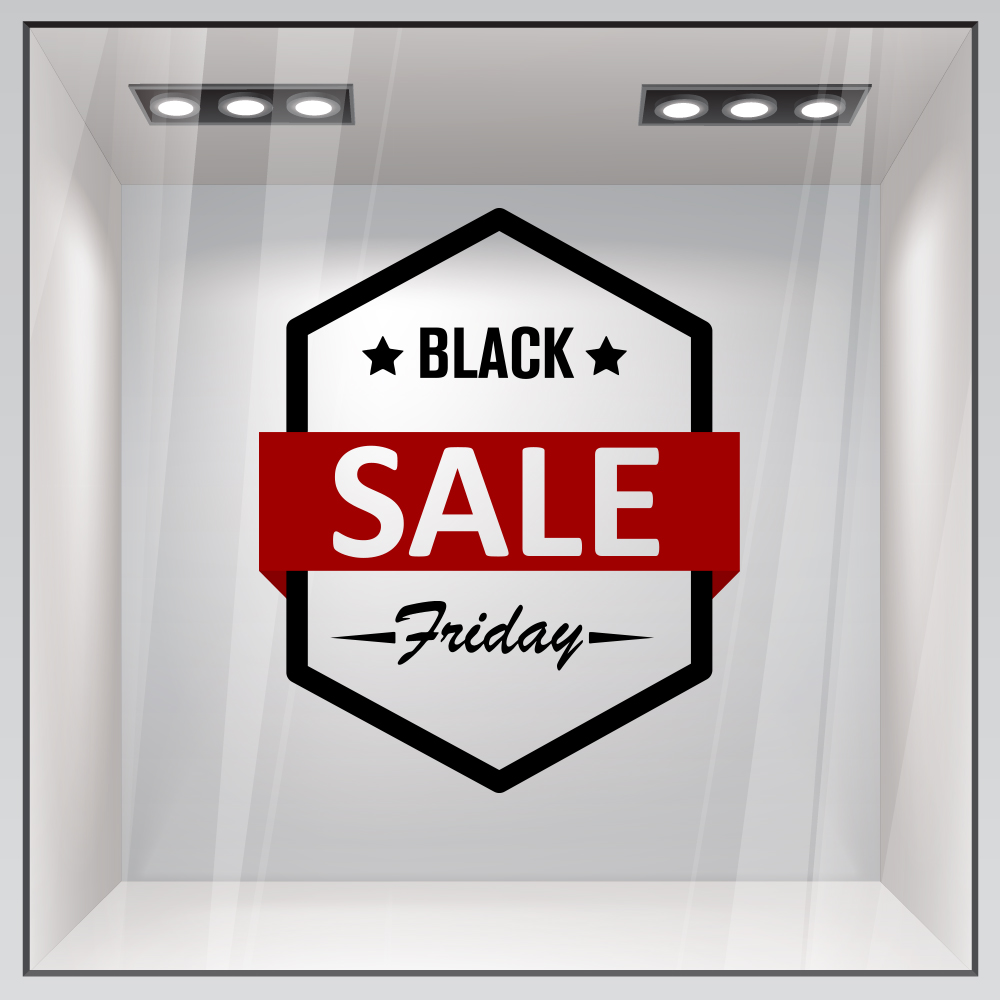 Αυτοκολλητο Εκπτωσεων BLACK FRIDAY SALE