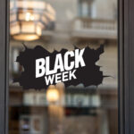 Αυτοκολλητο Εκπτωσεων BLACK WEEK BREAK