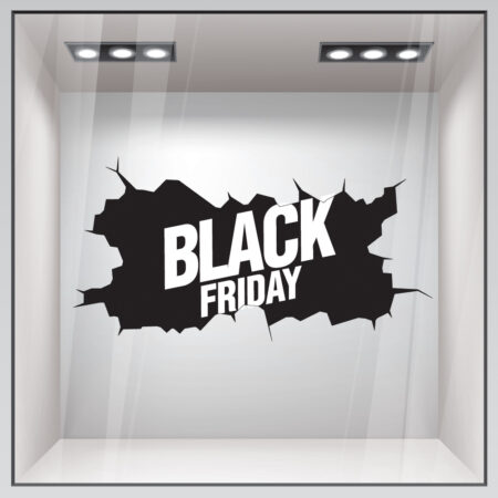 Αυτοκολλητο Εκπτωσεων BLACK FRIDAY BREAK - Black Friday