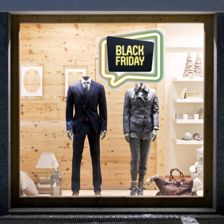 Αυτοκολλητο Εκπτωσεων BLACK FRIDAY NEON 1 - Black Friday Sticky 1