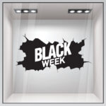 Αυτοκολλητο Εκπτωσεων BLACK WEEK BREAK