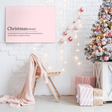 Πινακας σε καμβά CHRISTMAS NOUN - Χριστουγεννιάτικοι Πίνακες