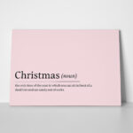 Πινακας σε καμβά CHRISTMAS NOUN