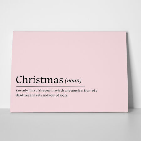 Πινακας σε καμβά CHRISTMAS NOUN - Χριστουγεννιάτικοι Πίνακες Sticky 1