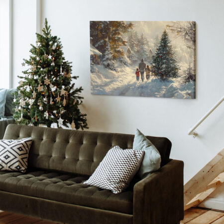 Πινακας σε καμβά CHRISTMAS WALK