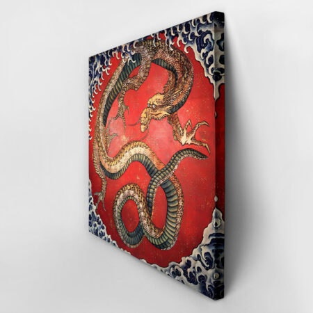 Πίνακας σε καμβά HOKUSAI - DRAGON - Hokusai Katsushika Sticky 3