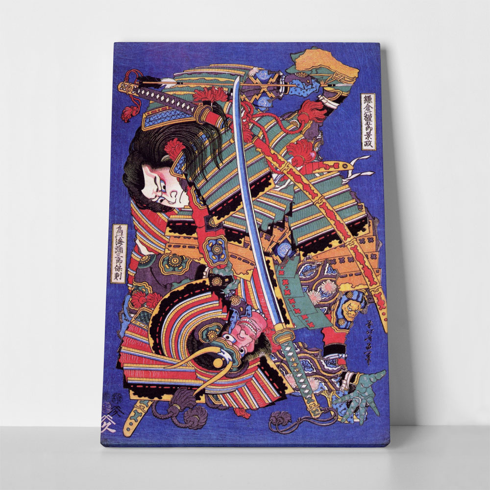 Πινακας σε καμβά HOKUSAI - THE KENGORO WARRIOR