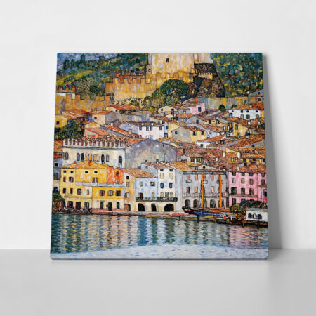 Πίνακας σε καμβά KLIMT - MALCESINE LAKE GARDA - Gustav Klimt Sticky 1