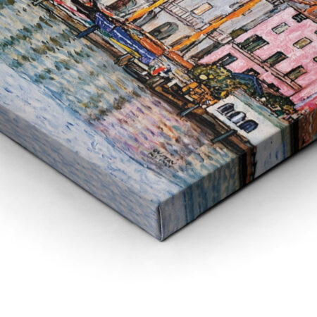 Πίνακας σε καμβά KLIMT - MALCESINE LAKE GARDA - Gustav Klimt Sticky 2