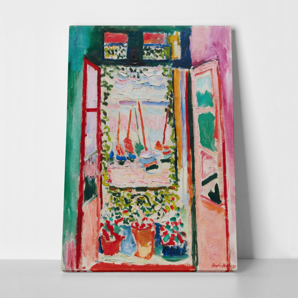 Πινακας σε καμβά MATISSE - OPEN WINDOW, COLLIOURE