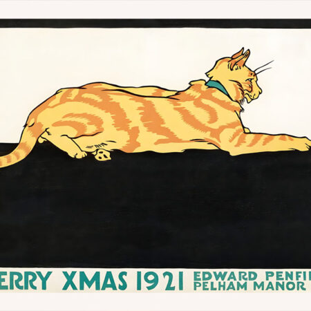 Πινακας σε καμβά MERRY XMAS EDWARD PENFIELD - Γατες Sticky 5