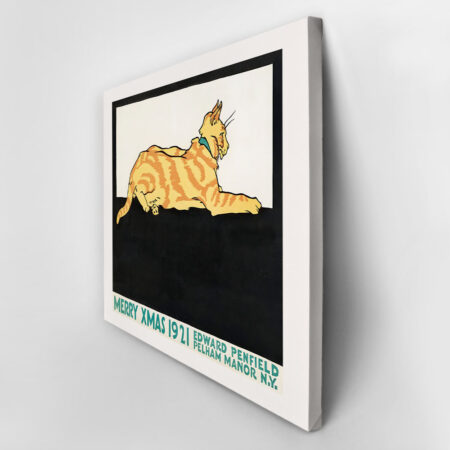 Πινακας σε καμβά MERRY XMAS EDWARD PENFIELD - Γατες Sticky 3