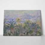 Πινακας σε καμβά MONET - PALM TREES AT BORDIGHERA