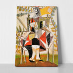 Πινακας σε καμβά PICASSO - FEMME AU JARDIN