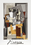 Πινακας σε καμβά PICASSO - NATURE MORTE A LA PORTE ET A LA CLEF