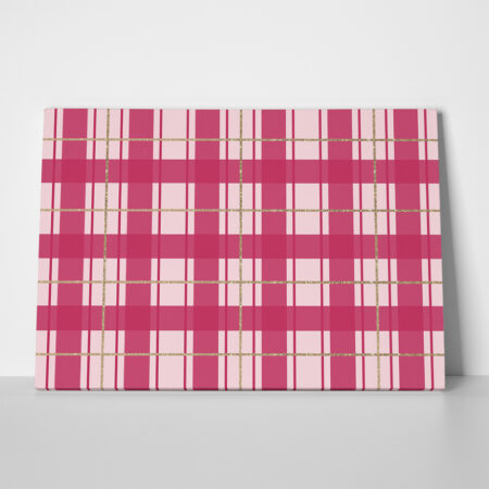 Πινακας σε καμβά PINK CHRISTMAS GIFT PAPER - Χριστουγεννιάτικοι Πίνακες Sticky 1