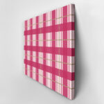 Πινακας σε καμβά PINK CHRISTMAS GIFT PAPER