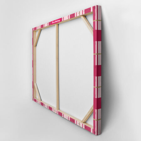 Πινακας σε καμβά PINK CHRISTMAS GIFT PAPER - Χριστουγεννιάτικοι Πίνακες Sticky 4