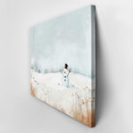 Πινακας σε καμβά SNOWMAN PAINTING
