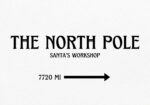 Πινακας σε καμβά THE NORTH POLE