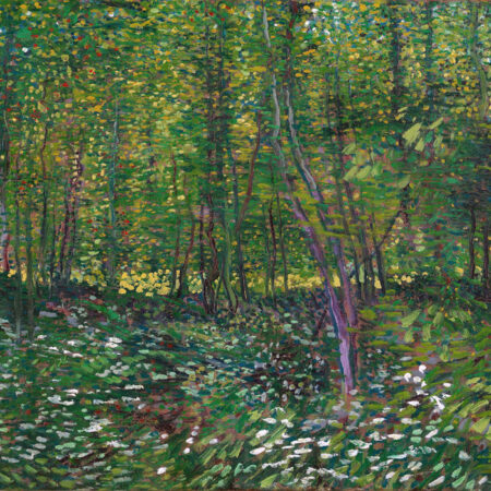 Πινακας σε καμβά VAN GOGH - TREES AND UNDERGROWTH - Vincent Van Gogh Sticky 6