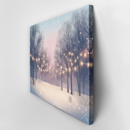 Πινακας σε καμβά WINTER LIGHTS - Χριστουγεννιάτικοι Πίνακες Sticky 3
