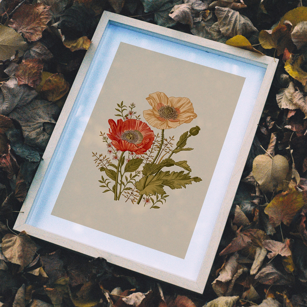 Πόστερ BAROQUE FLOWERS