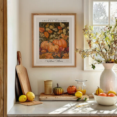 Πόστερ WILLIAM MORRIS - PUMPKINS AUTUMN - Διασημοι Ζωγραφοι