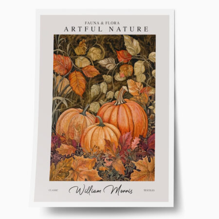 Πόστερ WILLIAM MORRIS - PUMPKINS AUTUMN - Διασημοι Ζωγραφοι Sticky 1