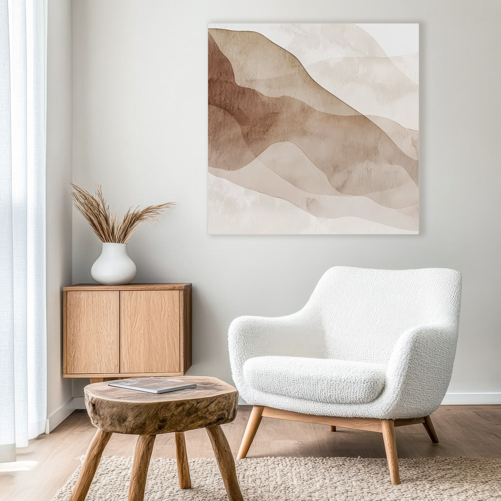 Πίνακας Τετράγωνος MINIMAL BOHO WATERCOLOR