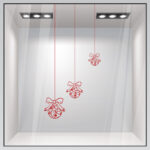 Χριστουγεννιάτικο αυτοκόλλητο XMAS BALLS 1