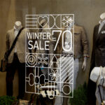 Αυτοκoλλητο Εκπτωσεων MINIMAL WINTER SALE