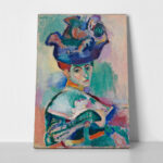 Πινακας σε καμβά MATISSE - WOMAN WITH A HAT